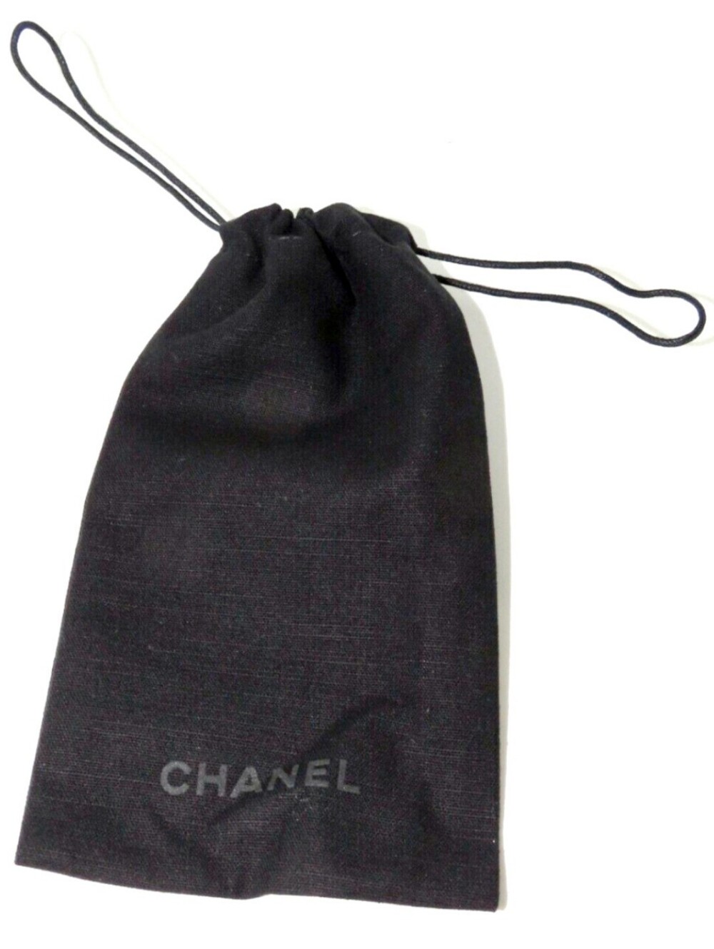 Chanel Black  Sunglasses Drawstring Dust Bag  Double Layered 6.5"×3.5"